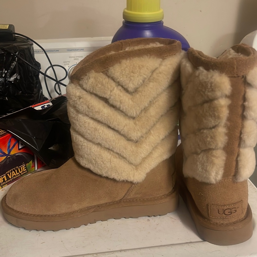Brown and tan authentic Ugg boots